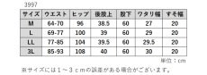 画像13: ★当社オリジナル★　3997　軽くて柔らかいノンストレスの楽々パンツ！　日本製サマーハイテンション深履きストレートパンツ　丈直し不要　M-3L (13)