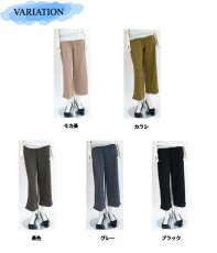 画像8: ★当社オリジナル★ 4064 当社人気シリーズのあたたかワイドパンツ! 肌柔裏起毛ワイドパンツ M-3L (8)
