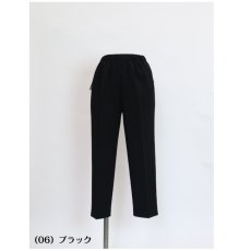 画像4: 4270　ハイミセス世代のための品格パンツ！　杢ヘリンボン　ゴム入替パンツ55cm丈　S-3L (4)